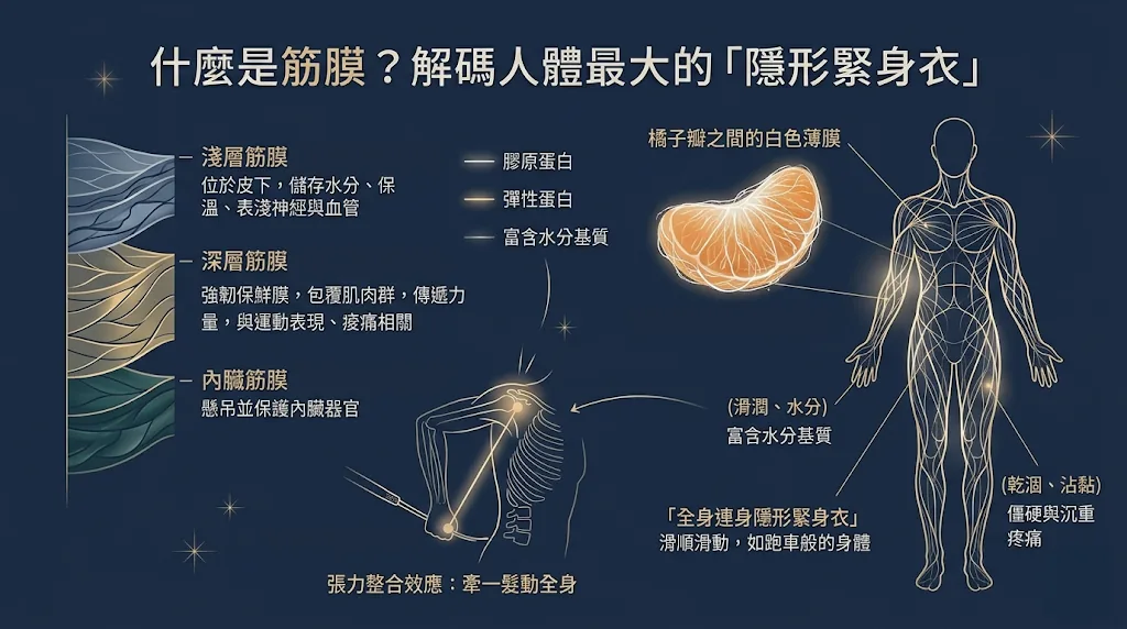 筋膜是什麼？筋膜有哪些層次？