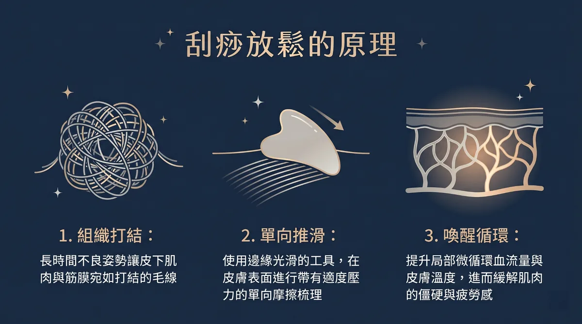 刮痧放鬆的原理