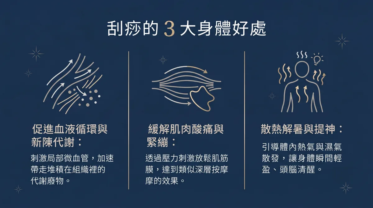 刮痧的 3 大身體好處